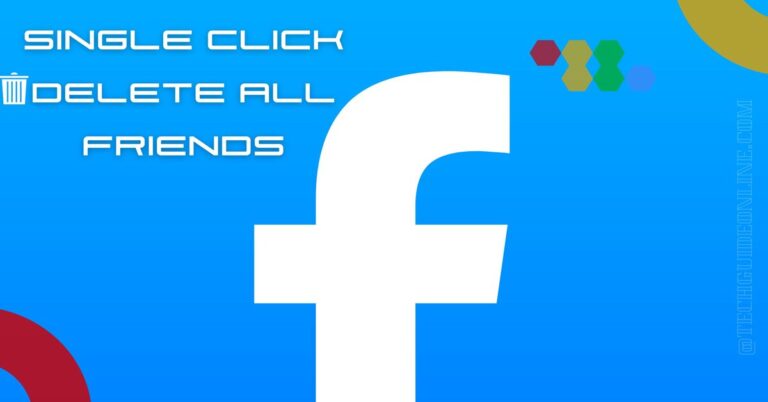 Single Click Delete All Friends